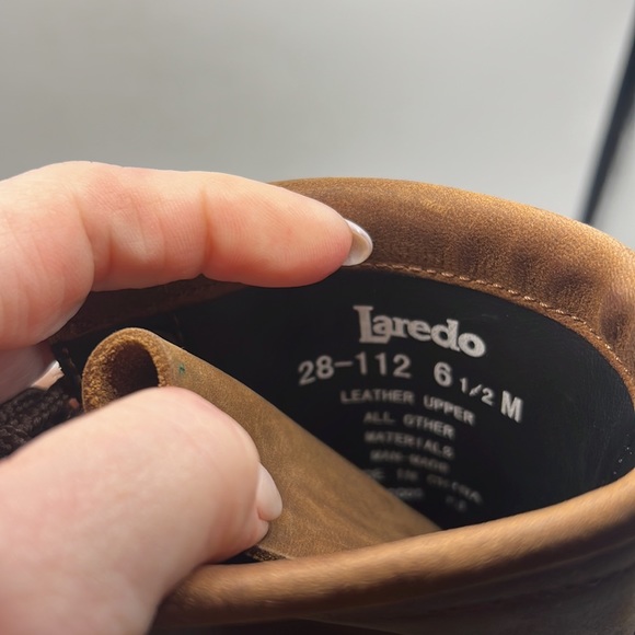 Laredo Lace Up Western Boot - Picture 10 of 10